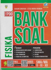 Image of 1700 BANK SOAL FISIKA : SMA/MA X-XI-XII