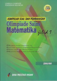 Image of OLIMPIADE SAINS MATEMATIKA JILID 1
